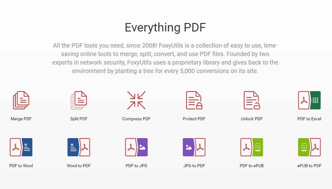 foxyutils   un outil gratuit pour modifier et convertir ses fichiers pdf