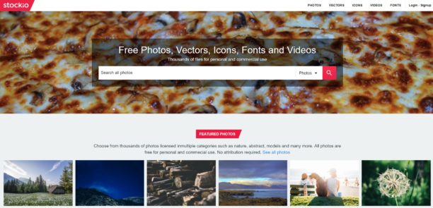 stocksnap.io : un moteur de recherche de photos, vidéos, icônes, et polices libres de droits